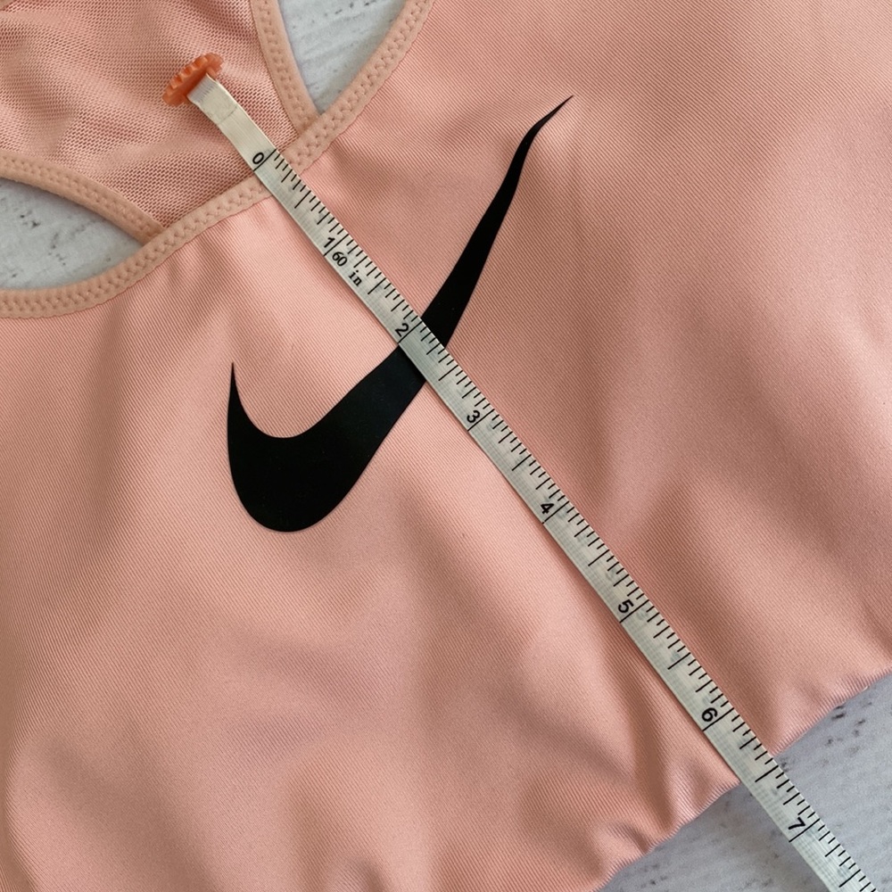 Nike Pink Sport Bra Size Medium - Picture 3 of 8